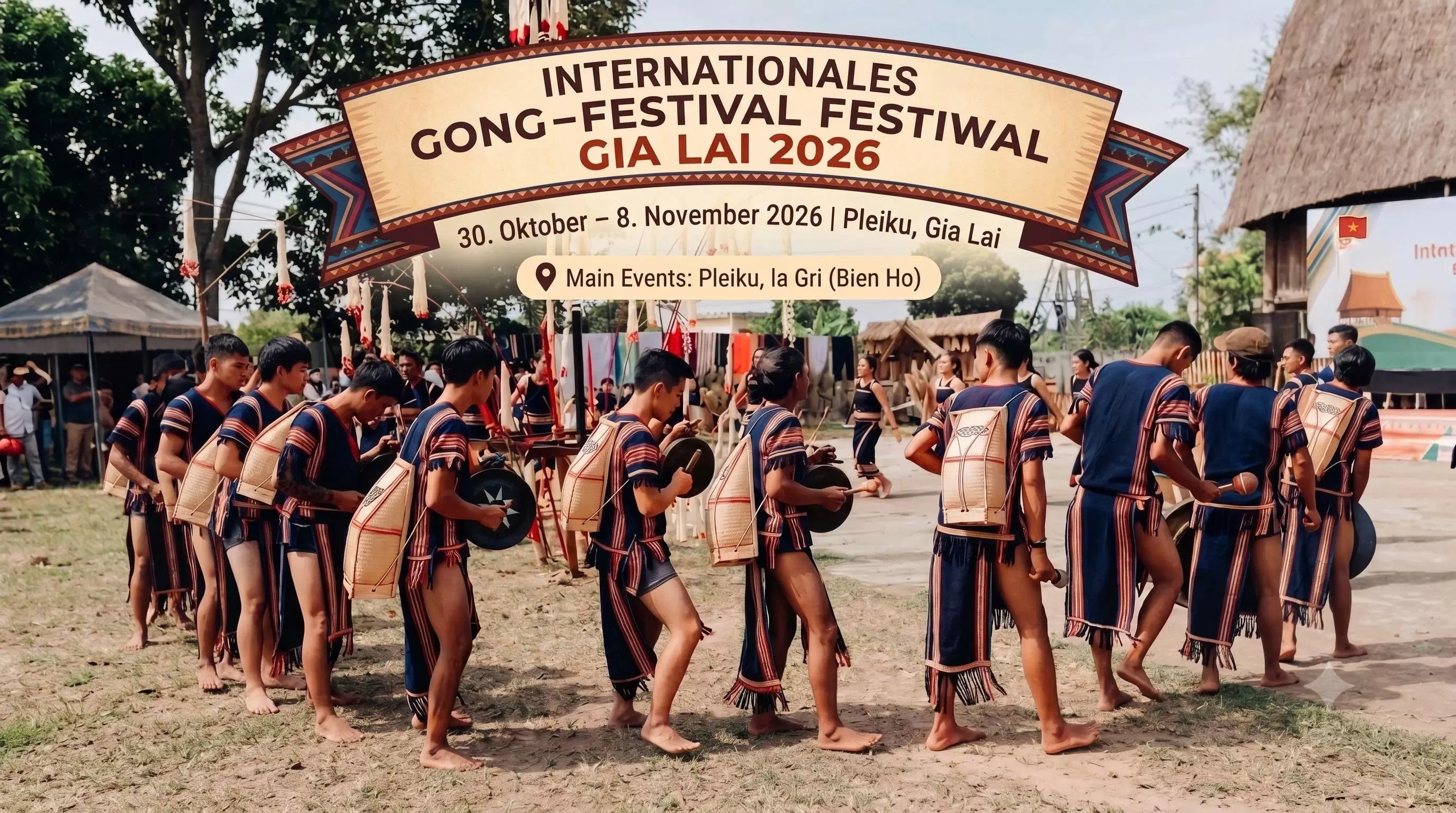 Gong-Festival Gia Lai 2026: Vietnams Hochland feiert sein UNESCO-Erbe